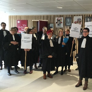 Réforme de la justice : les avocats montluçonnais ont participé à la manifestation régionale à Clermont