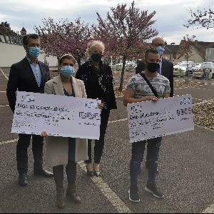 Deux jeunes entrepreneurs récompensés pour l'installation de leur activité en rive gauche
