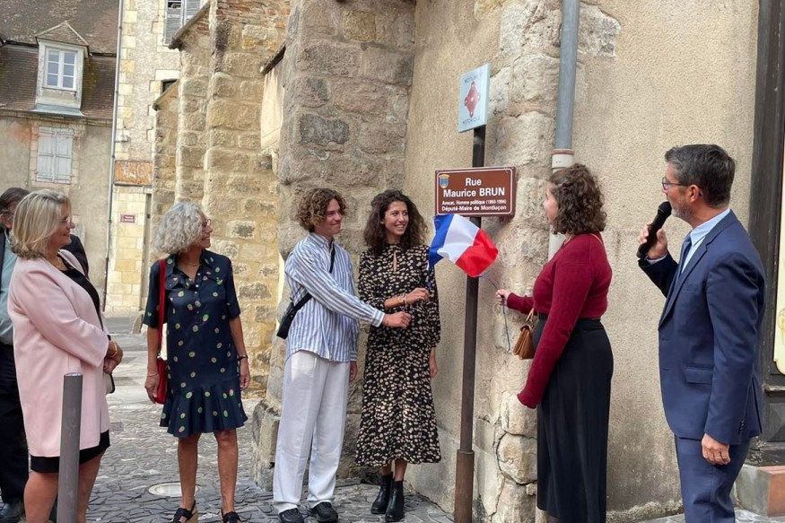 La rue Maurice-Brun officiellement inaugurée