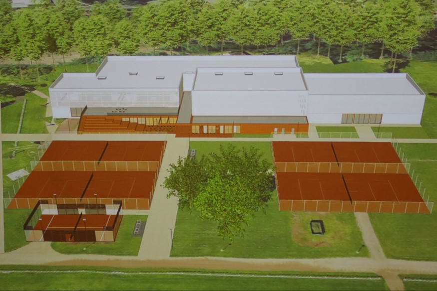 L'avant-projet détaillé du futur pôle de tennis à Saint-Jean validé par les élus de MonCo