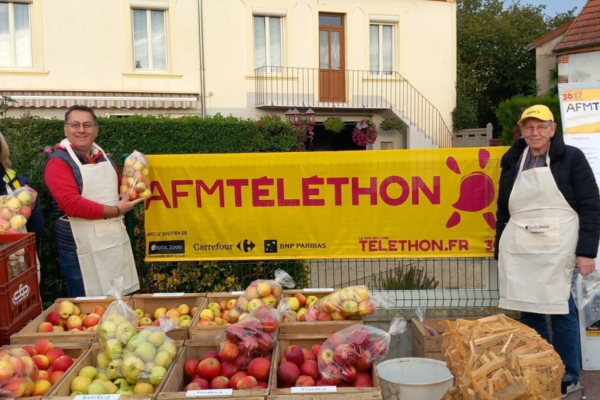 Toujours une très forte mobilisation pour le Téléthon autour de Chamblet
